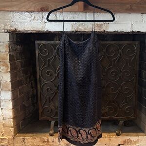 Polo by Ralph Lauren Black and Brown Mini Dress